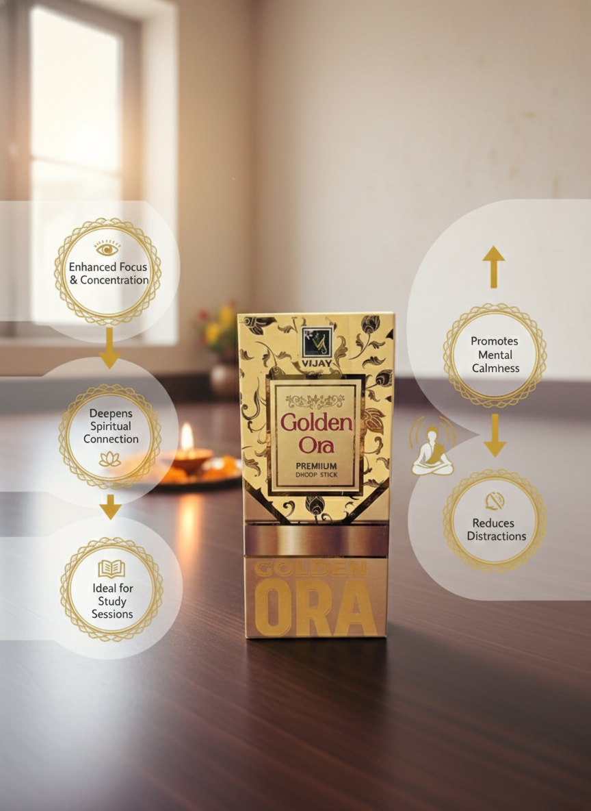 Vijay Golden Ora Dhoop Sticks